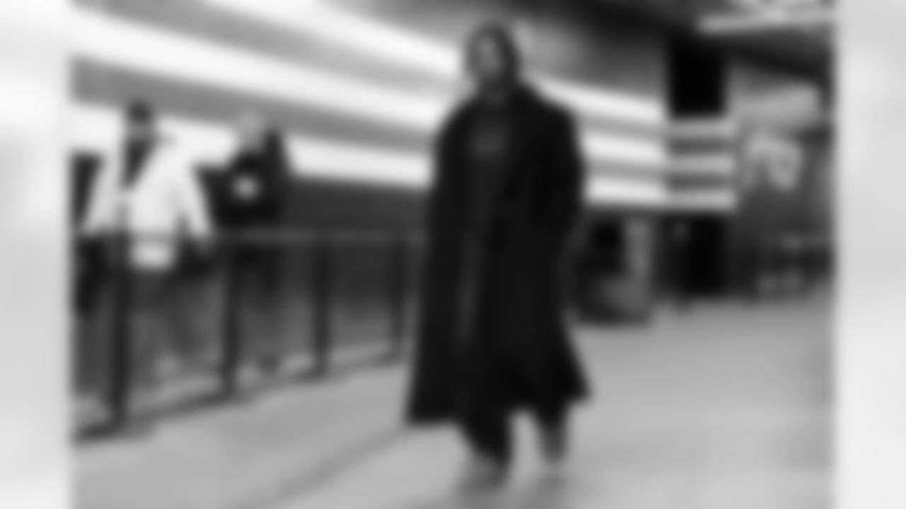 Linebacker Jerome Baker (17) before a NFL football game between the San Francisco 49ers and Cleveland Browns on November 30, 2025 at Huntington Bank Field.