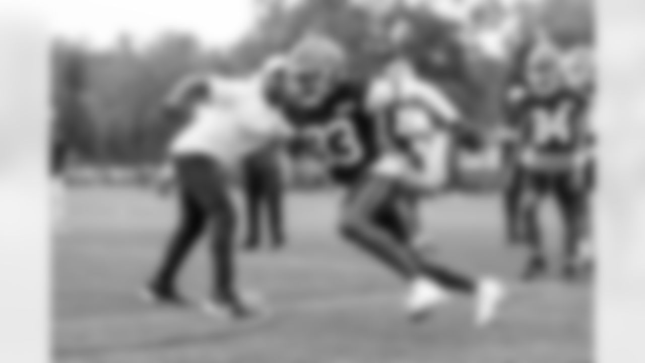 Wide receiver Ja'seem Reed (83) during the first day of OTAs at CrossCountry Mortgage Campus on May 27, 2025.