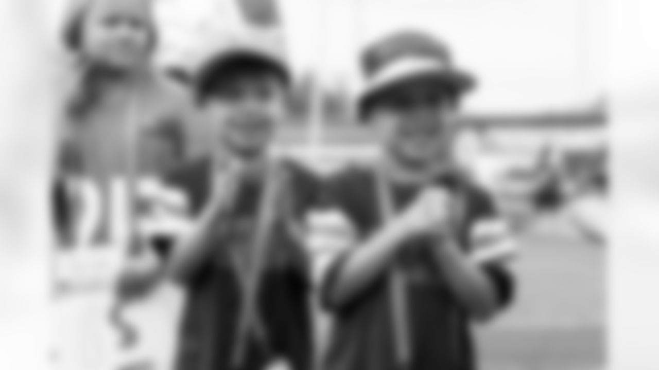 Youth football guests during Day 4 of Training Camp at CrossCountry Mortgage Campus on July 26, 2025.