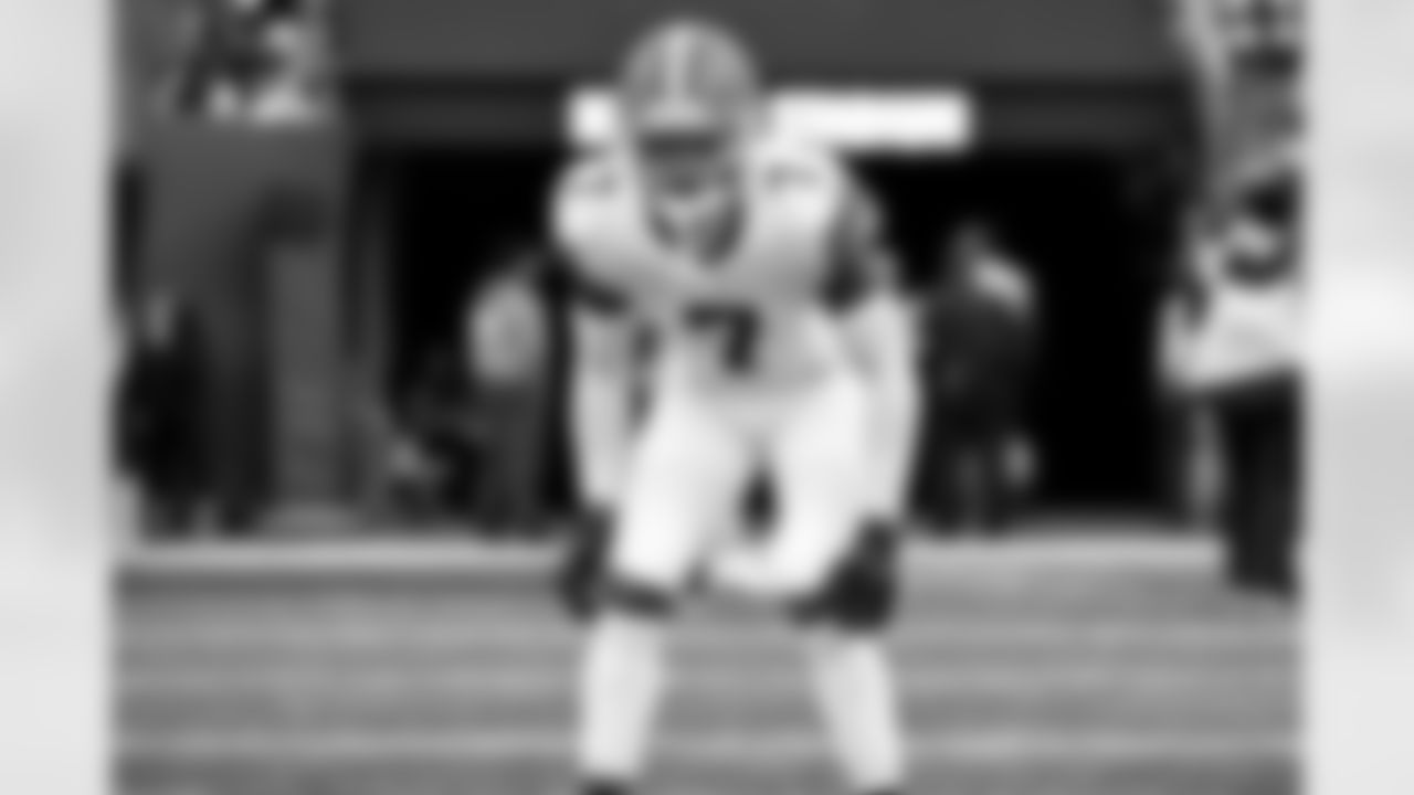 Cornerback Tyson Campbell (7) before a NFL football game between the Cleveland Browns and New York Jets on November 9, 2025 at MetLife Stadium.