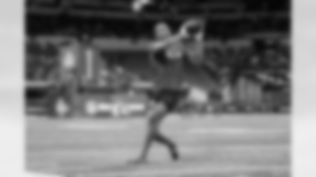 Tennessee wide receiver Cedric Tillman runs a drill at the NFL football scouting combine in Indianapolis, Saturday, March 4, 2023. (AP Photo/Michael Conroy)