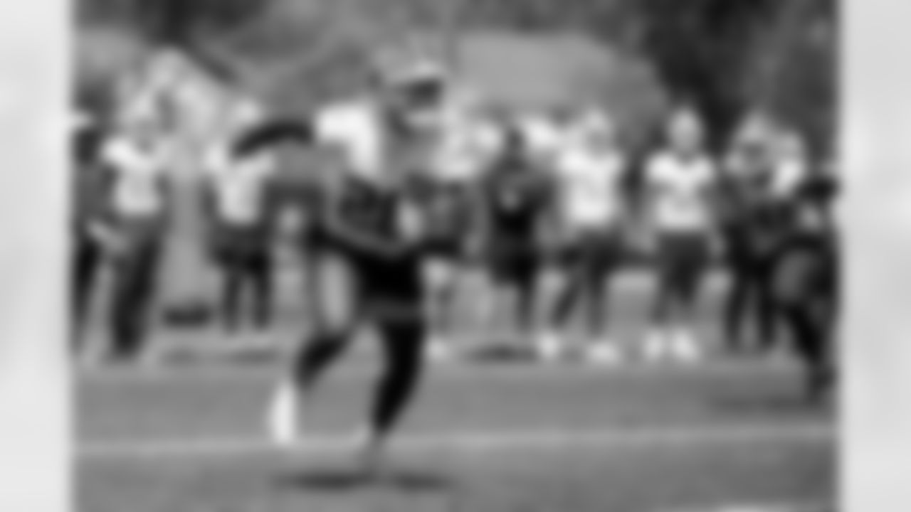 Defensive back Trey Dean (28) during fieldwork on the first day of Rookie Minicamp at CrossCountry Mortgage Campus on May 9, 2025.