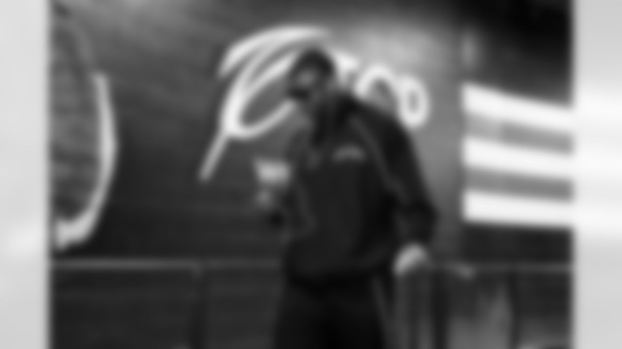 Safety Christopher Edmonds (41) before a NFL football game between the Baltimore Ravens and Cleveland Browns on November 16, 2025 at Huntington Bank Field.