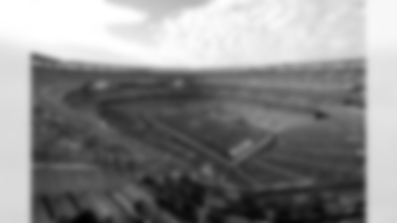 The stadium before a NFL football game between the Cleveland Browns and New York Jets on November 9, 2025 at MetLife Stadium.