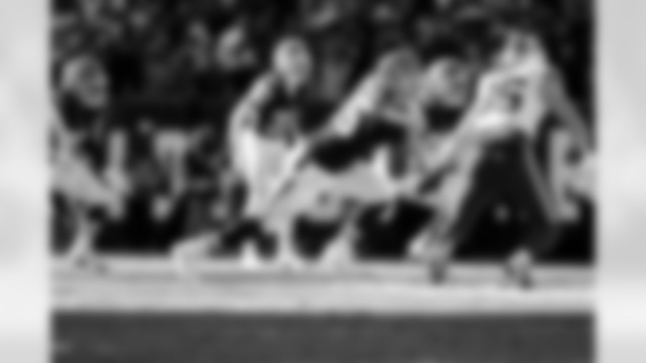 Defensive end Myles Garrett (95) during a NFL football game between the Buffalo Bills and Cleveland Browns on December 21, 2025 at Huntington Bank Field.