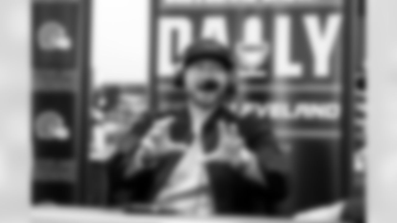 Pro Football Focus Lead Draft Analyst Trevor Sikkema on Cleveland Browns Daily on location at the 2026 NFL Combine on February 24, 2026 in Indianapolis, Indiana.