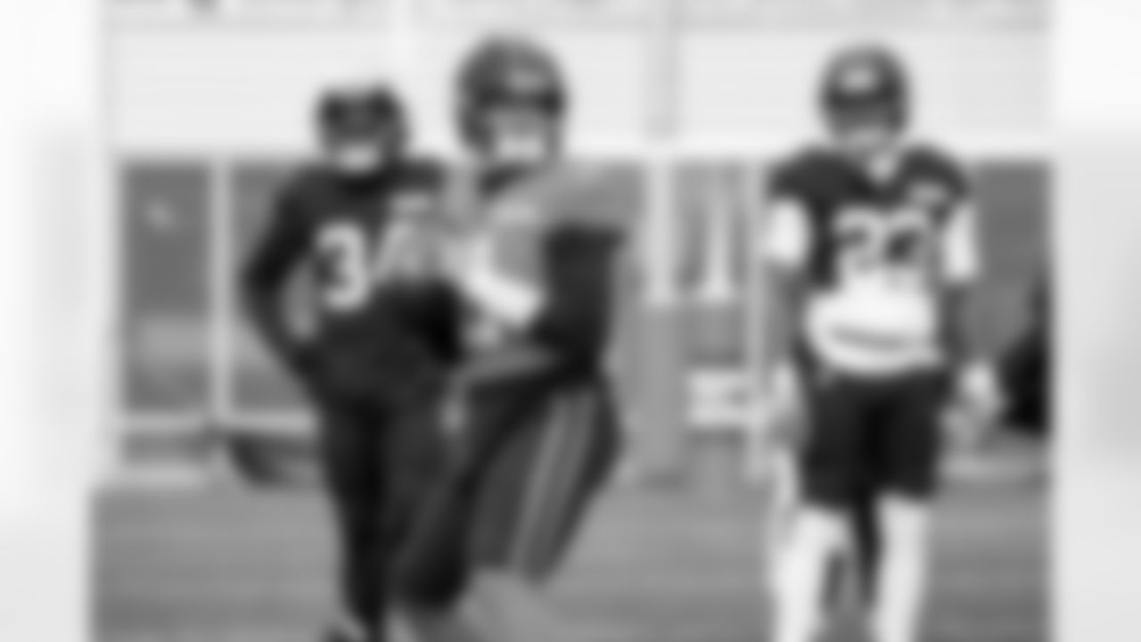 Quarterback Bailey Zappe (11) during practice at CrossCountry Mortgage Campus on December 3, 2025.