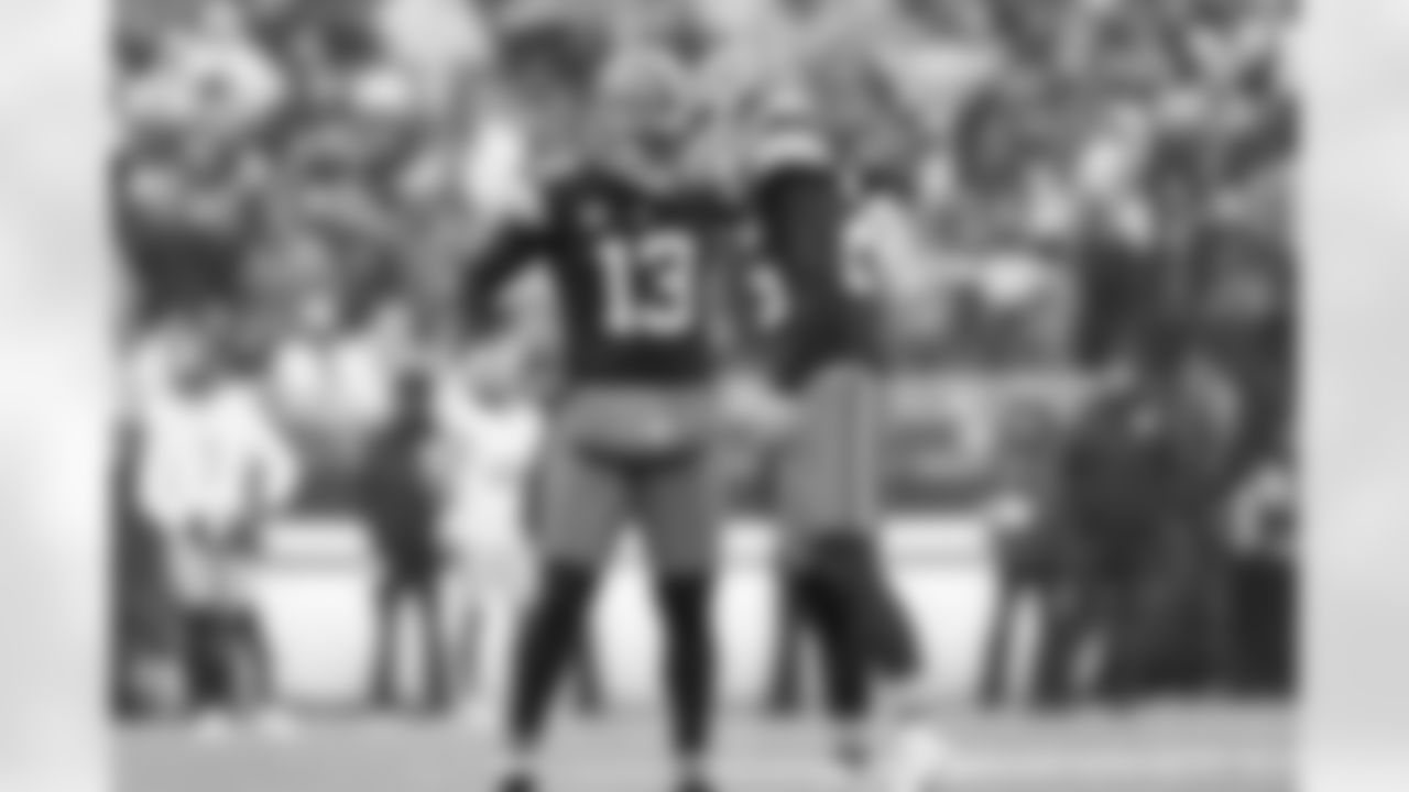 Punter Corey Bojorquez (13) and Kicker Andre Szmyt (25) during a NFL football game between the Pittsburgh Steelers and Cleveland Browns on December 28, 2025 at Huntington Bank Field. The Browns won 13-6.