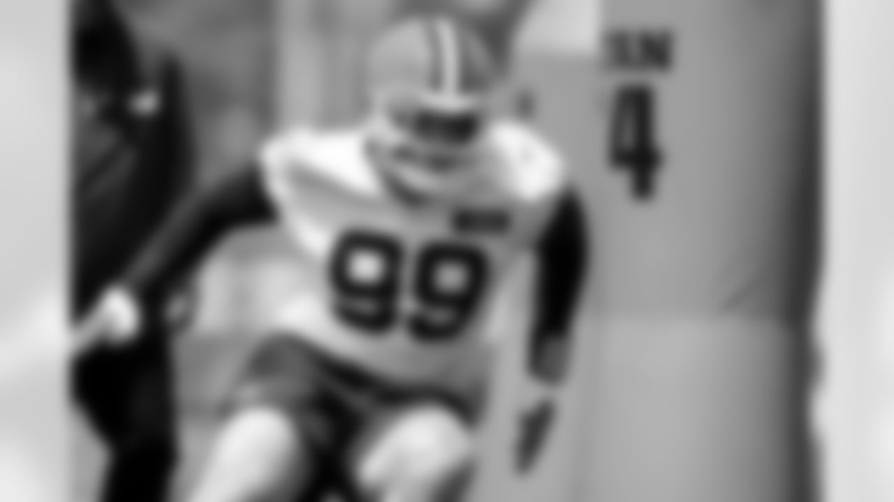 Defensive end Cameron Thomas (99) during the second day of mandatory minicamp at CrossCountry Mortgage Campus on June 11, 2025.