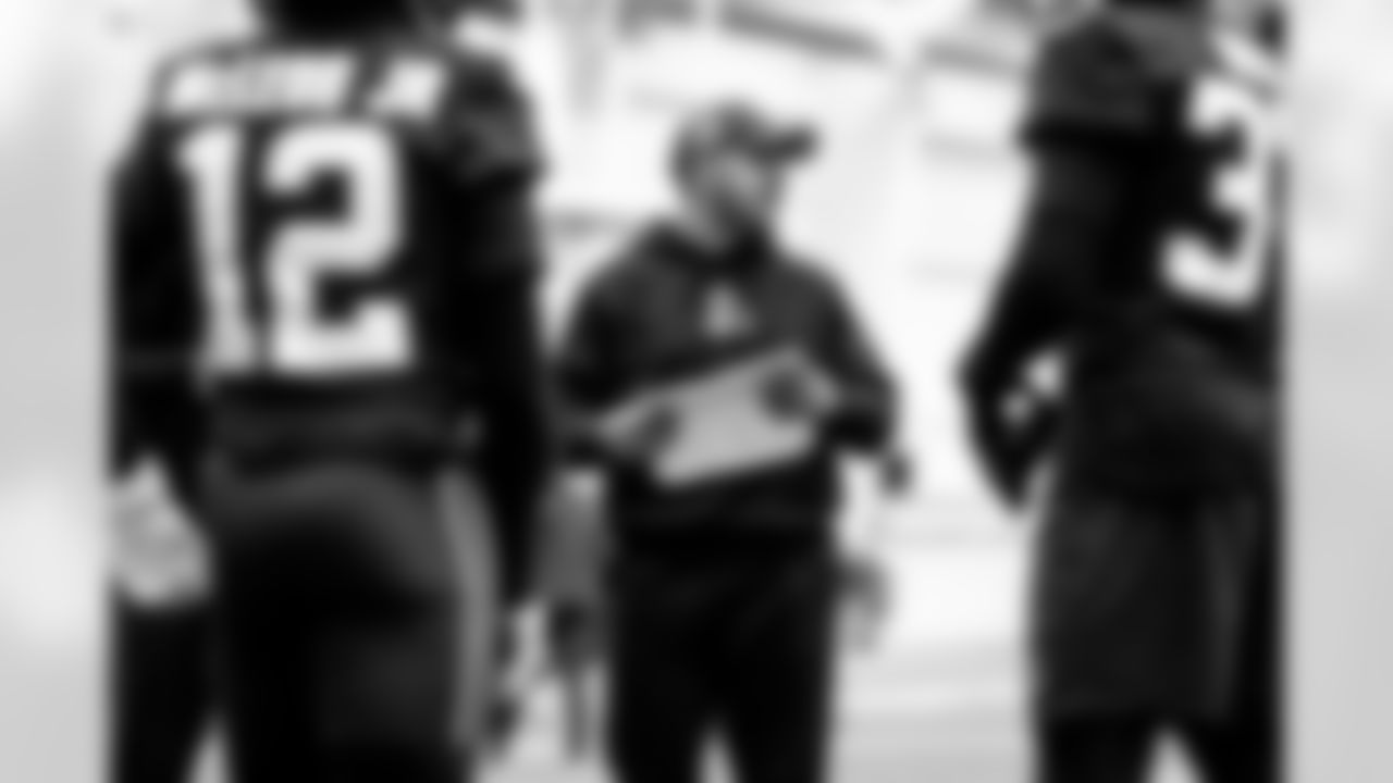 Safeties Coach Ephraim Banda during practice at CrossCountry Mortgage Campus on December 12, 2024.