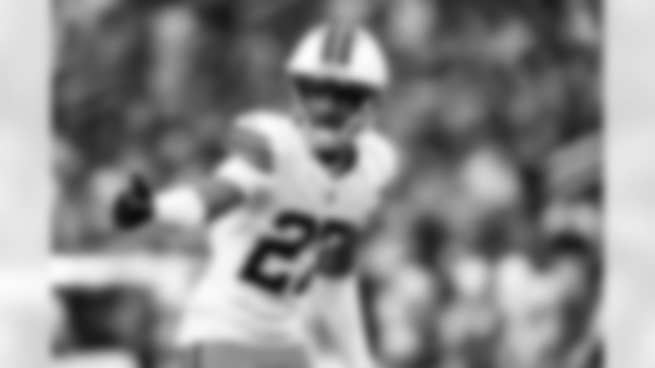 Cornerback Sam Webb (27) during a NFL football game between the Cleveland Browns and Las Vegas Raiders on November 23, 2025 at Allegiant Stadium.