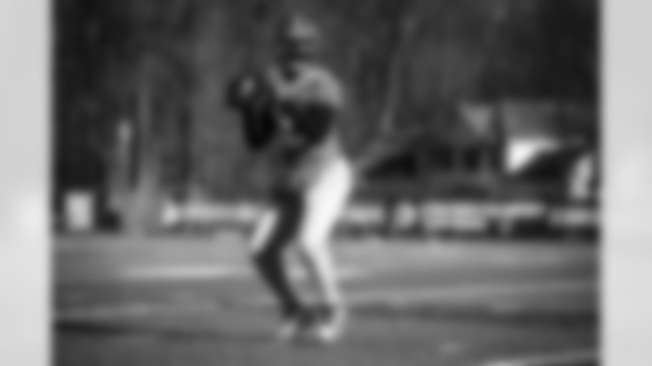 Quarterback P.J. Walker (10) during practice at CrossCountry Mortgage Campus on December 13, 2023.