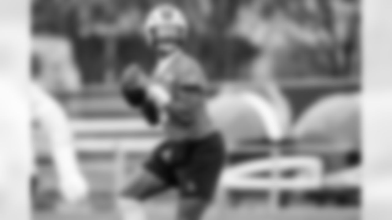 Quarterback Jameis Winston (5) during practice at CrossCountry Mortgage Campus on December 11, 2024.