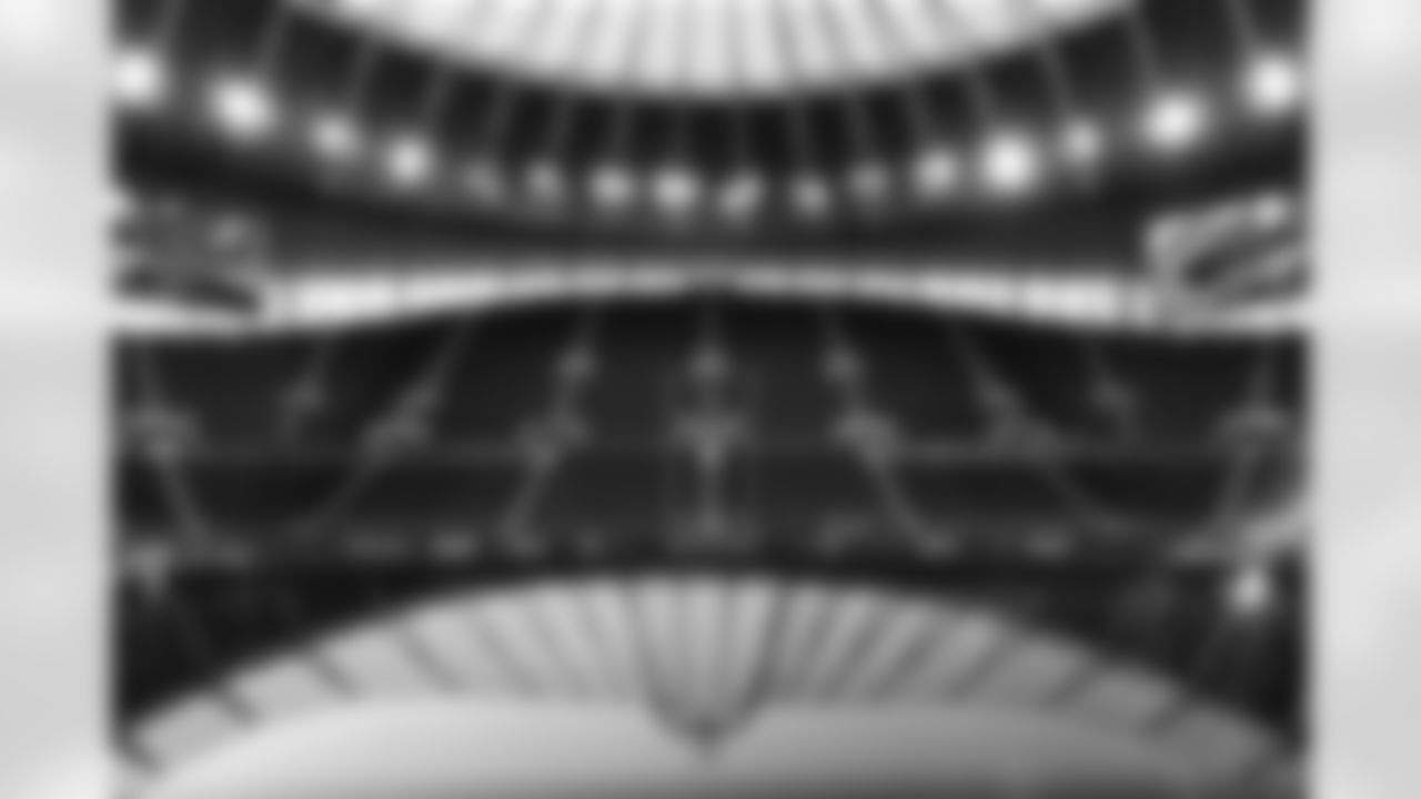 The stadium before a NFL football game between the Minnesota Vikings and Cleveland Browns on October 5, 2025 at Tottenham Hotspur Stadium.