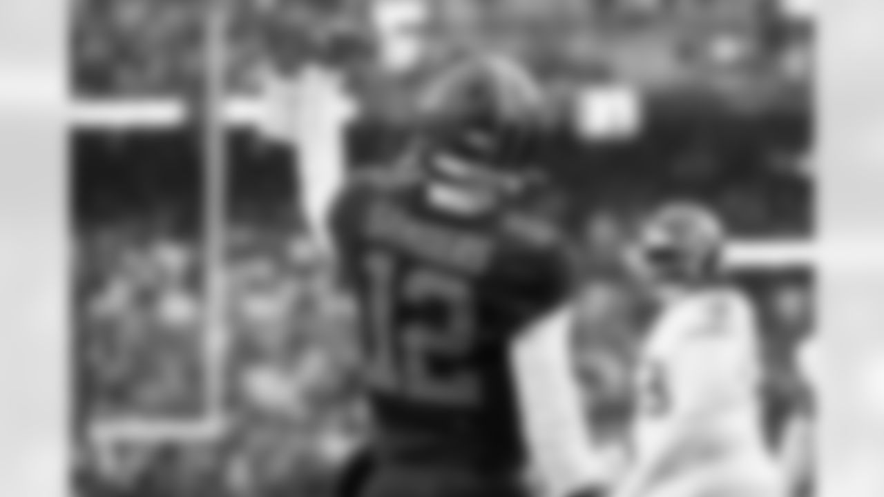 Quarterback Shedeur Sanders (12) during a NFL football game between the Tennessee Titans and Cleveland Browns on December 7, 2025 at Huntington Bank Field. The Browns lost 29-31.