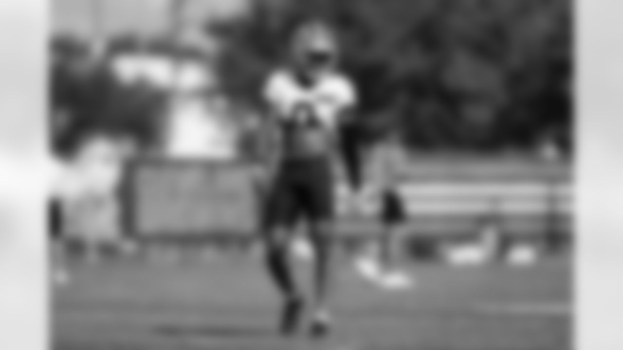 Cornerback Greg Newsome II (0) during Day 7 of Training Camp at CrossCountry Mortgage Campus on July 30, 2025.