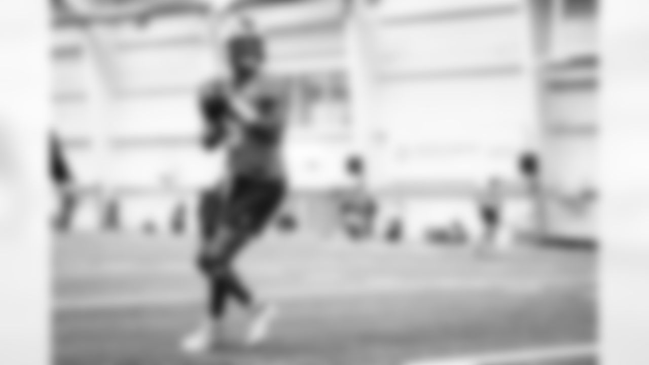 Quarterback Jameis Winston (5) during practice at CrossCountry Mortgage Campus on December 12, 2024.