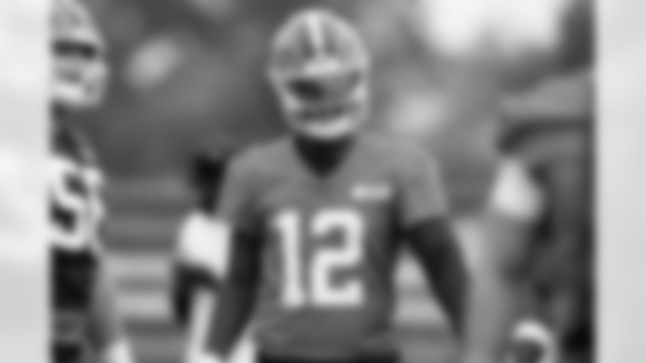Quarterback Shedeur Sanders (12) during the first day of OTAs at CrossCountry Mortgage Campus on May 28, 2025.