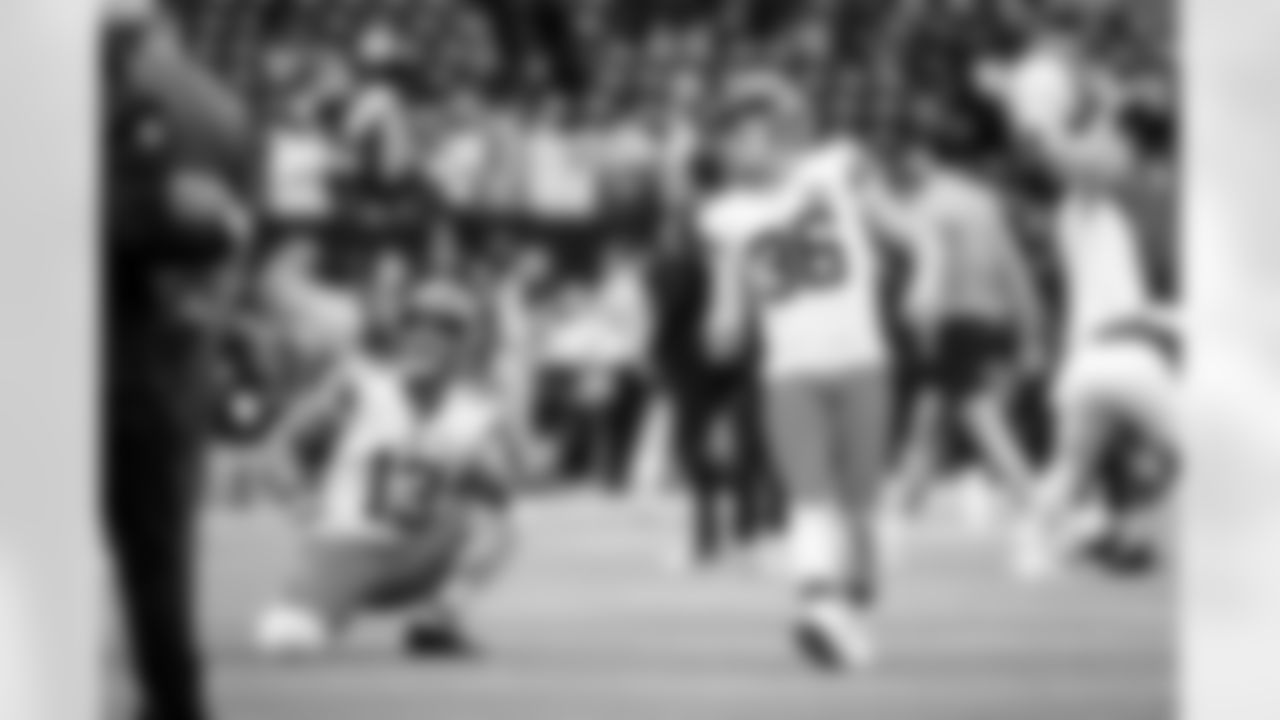 Kicker Riley Patterson (36) before a NFL Wild Card playoff football game between the Cleveland Browns and Houston Texans on January 13, 2024 at NRG Stadium.
