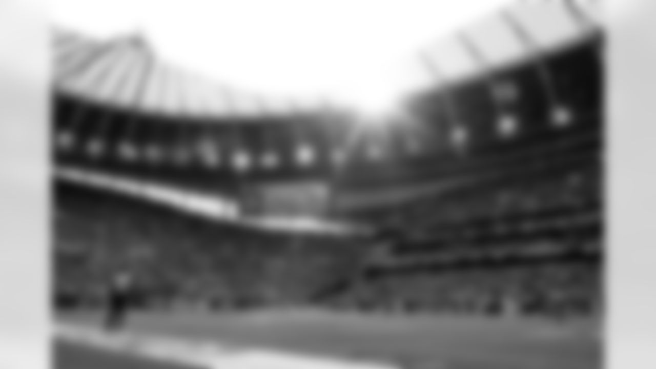 The stadium during a NFL football game between the Minnesota Vikings and Cleveland Browns on October 5, 2025 at Tottenham Hotspur Stadium.