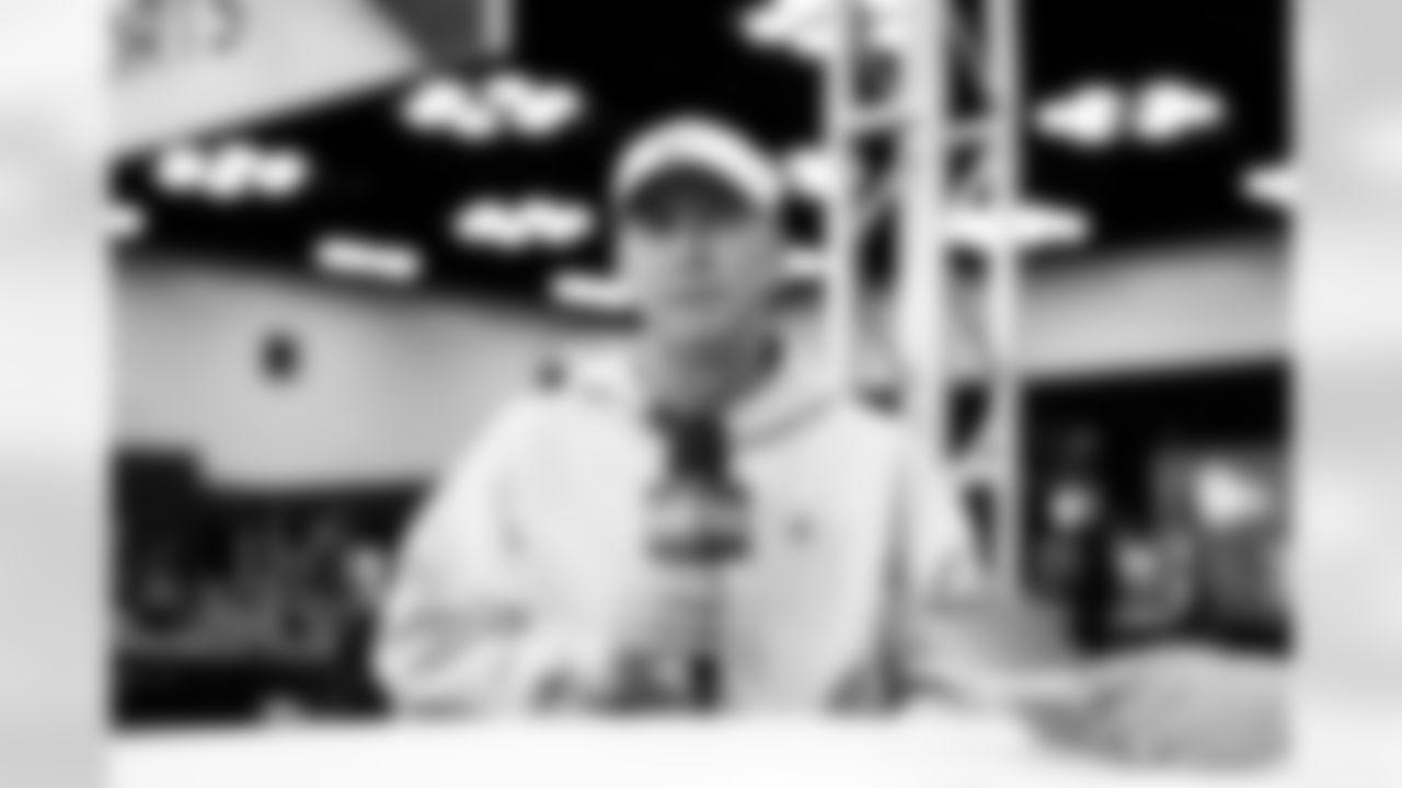 Head Coach Todd Monken speaks to the media at the 2026 NFL Combine on February 25, 2026 in Indianapolis, Indiana.