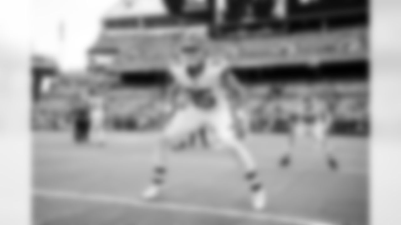 Linebacker Landon Honeycutt (35) before a preseason NFL football game between the Green Bay Packers and Cleveland Browns on August 10, 2024 at Cleveland Browns Stadium. The Browns lost 10-23.