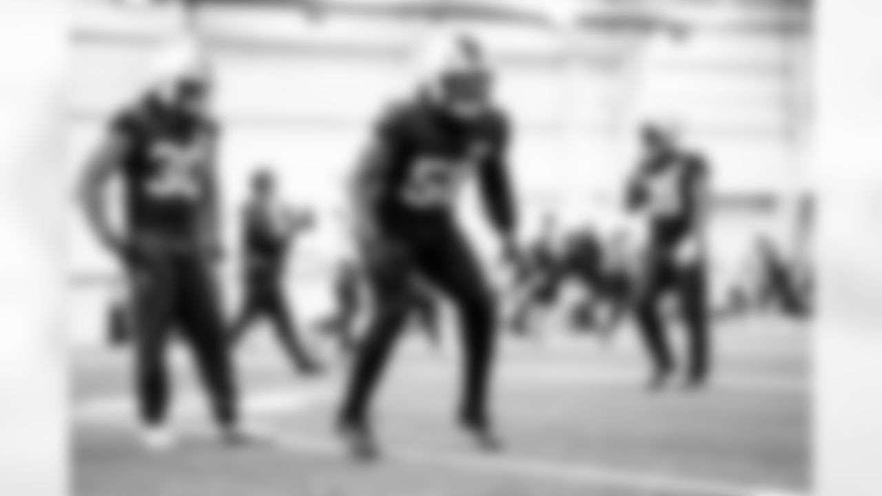 Linebacker Jordan Hicks (58) during practice at CrossCountry Mortgage Campus on December 12, 2024.