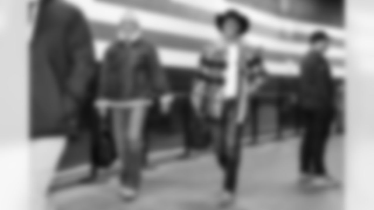 Kicker Andre Szmyt (25) and Punter Corey Bojorquez (13) before a NFL football game between the San Francisco 49ers and Cleveland Browns on November 30, 2025 at Huntington Bank Field.