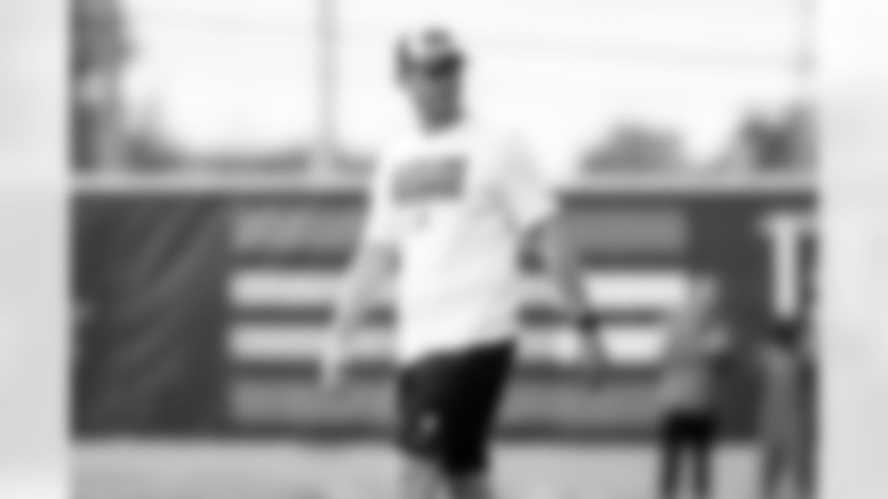 Offensive Coordinator Tommy Rees during the second day of rookie workouts at CrossCountry Mortgage Campus on July 20, 2025.