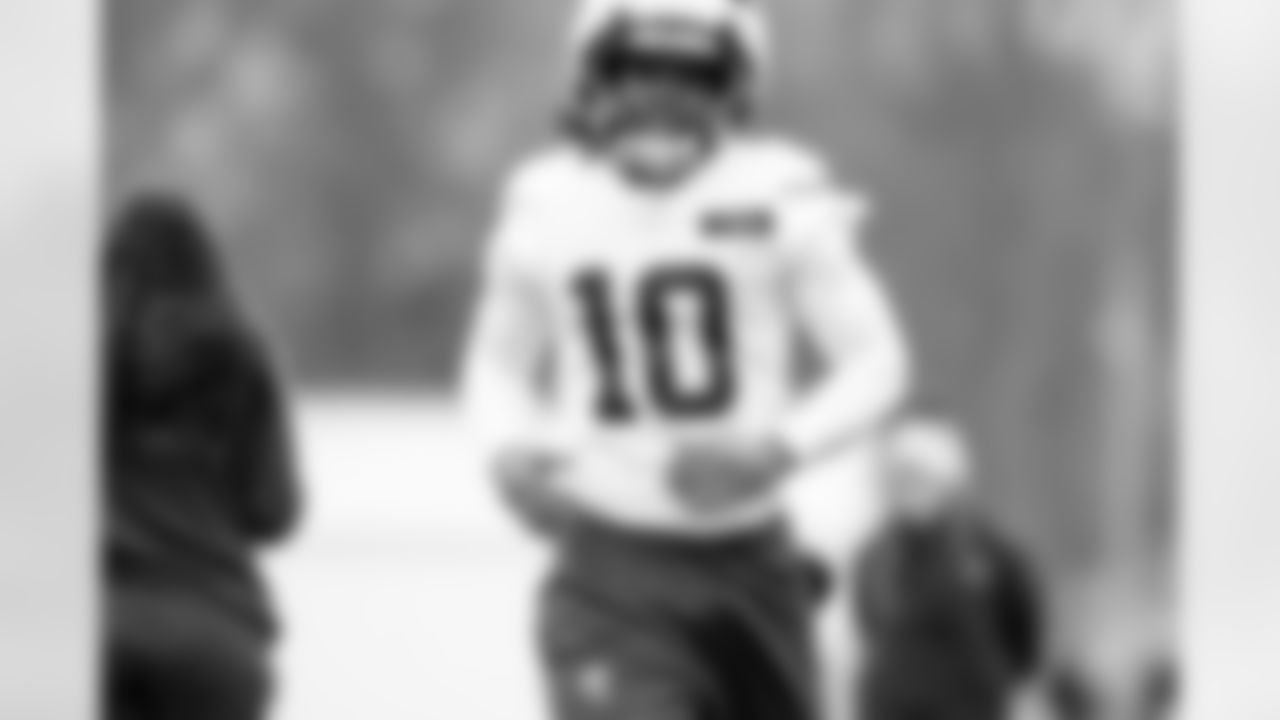 Running back Quinshon Judkins (10) during practice at CrossCountry Mortgage Campus on November 20, 2025.