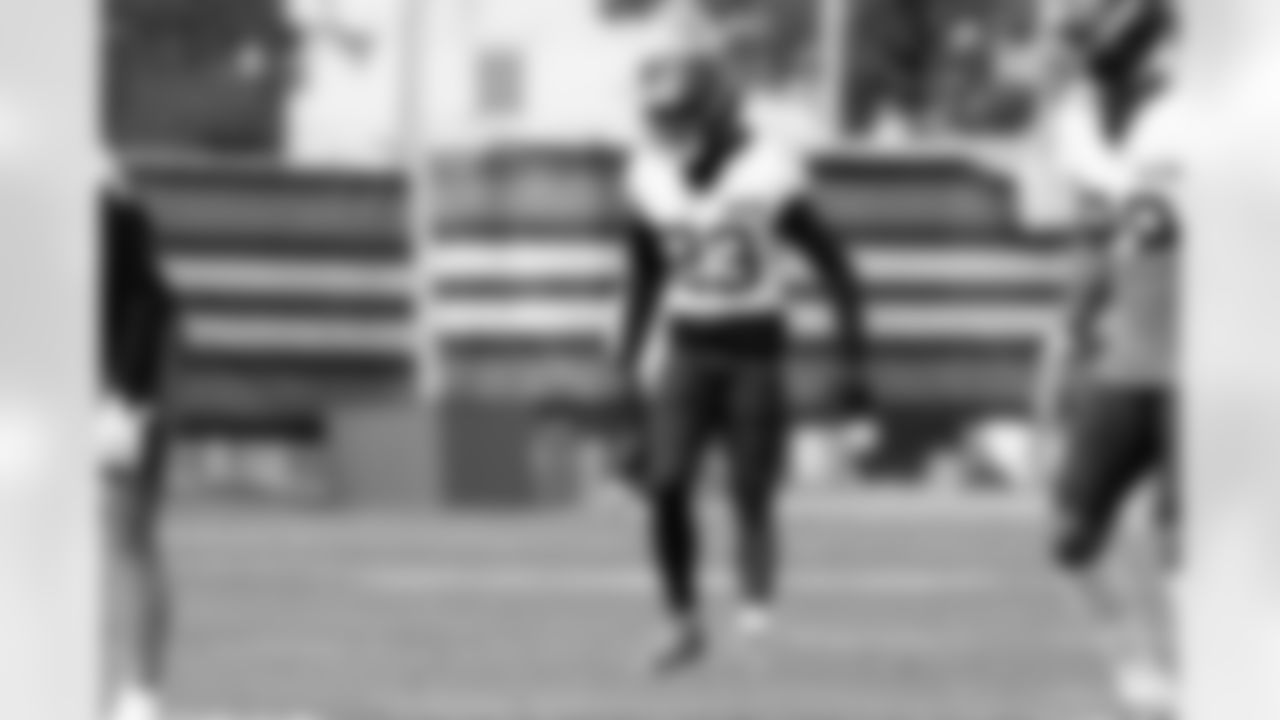 Safety Damontae Kazee (23) during practice at CrossCountry Mortgage Campus on October 15, 2025.