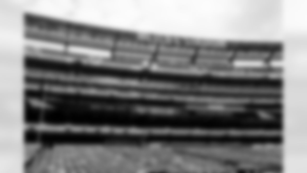 The stadium before a NFL football game between the Cleveland Browns and New York Jets on September 16, 2019 at MetLife Stadium. The Browns won 23-3.