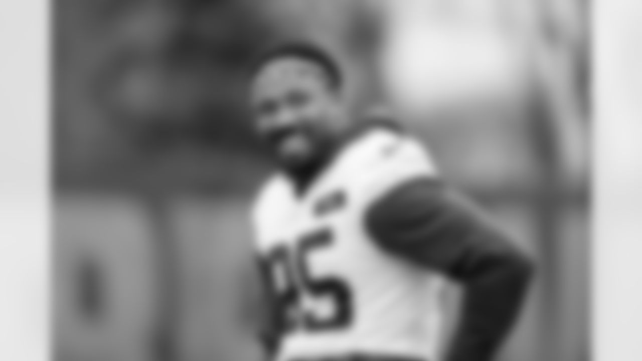 Defensive end Myles Garrett (95) during practice at CrossCountry Mortgage Campus on December 26, 2025.