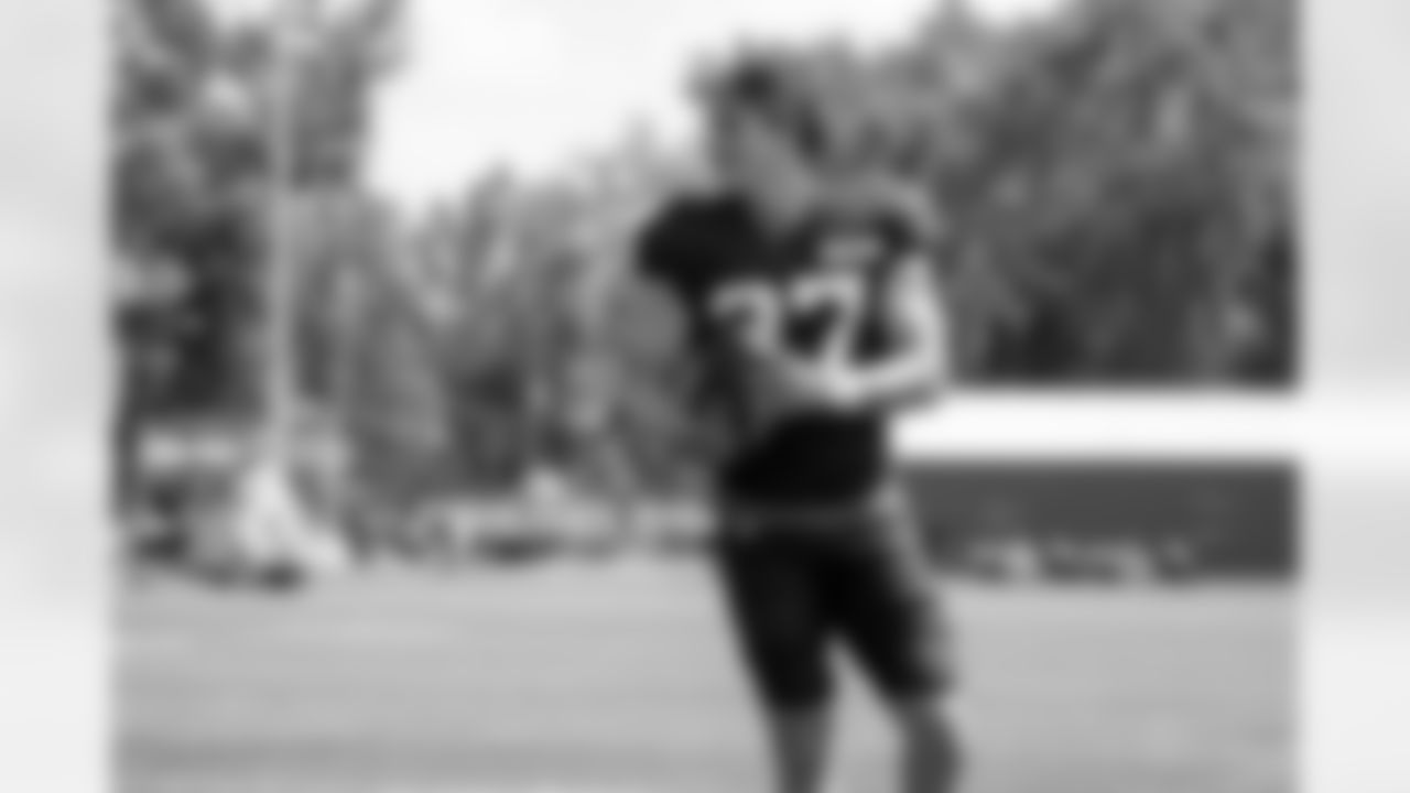 Wide receiver Luke Floriea (37) during Day 5 of Training Camp at CrossCountry Mortgage Campus on July 28, 2025.