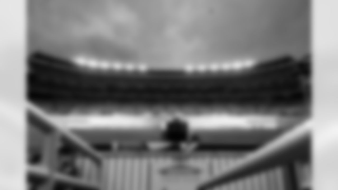 The stadium before a NFL football game between the San Francisco 49ers and Cleveland Browns on November 30, 2025 at Huntington Bank Field.