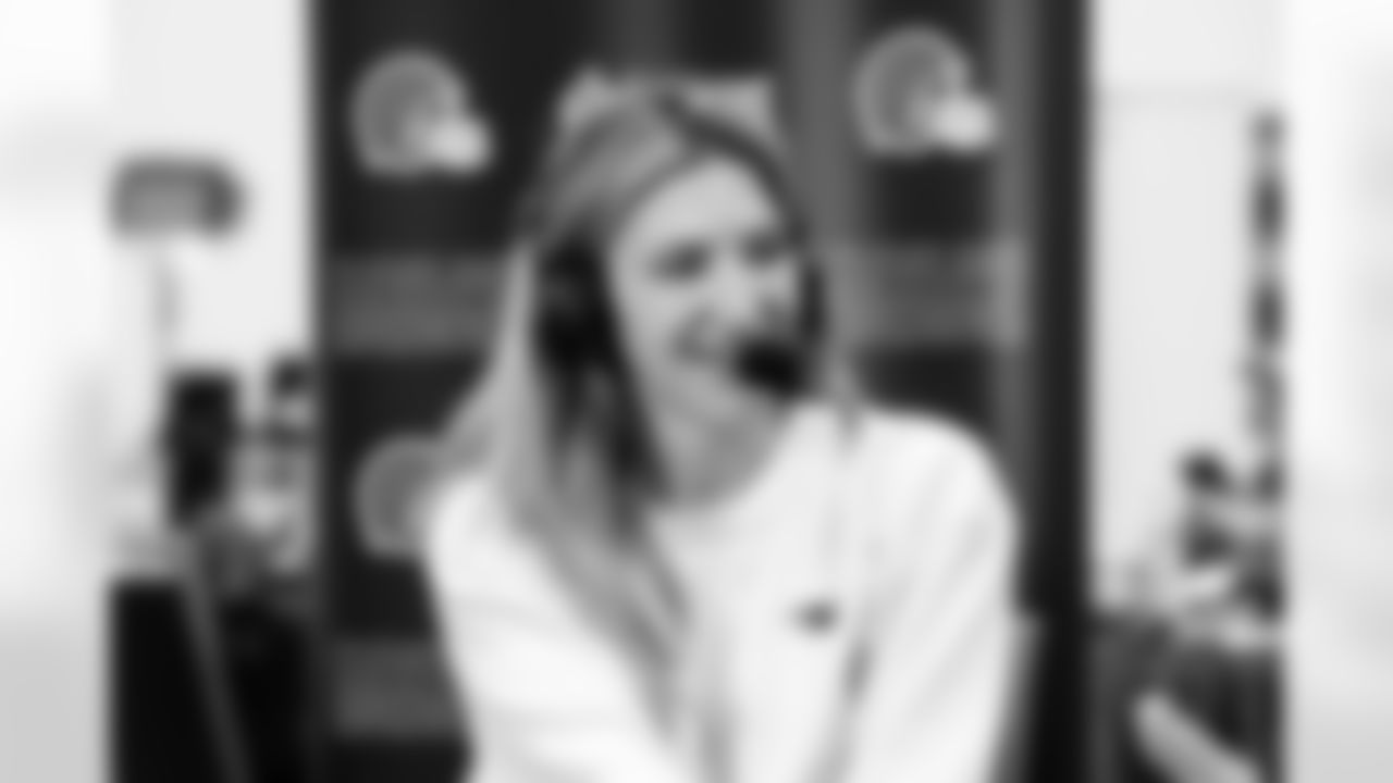 NFL Network Analyst Cynthia Frelund on Cleveland Browns Daily on location at the 2026 NFL Combine on February 26, 2026 in Indianapolis, Indiana.
