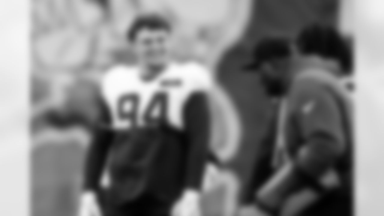 Defensive tackle Mason Graham (94) during practice at CrossCountry Mortgage Campus on October 15, 2025.
