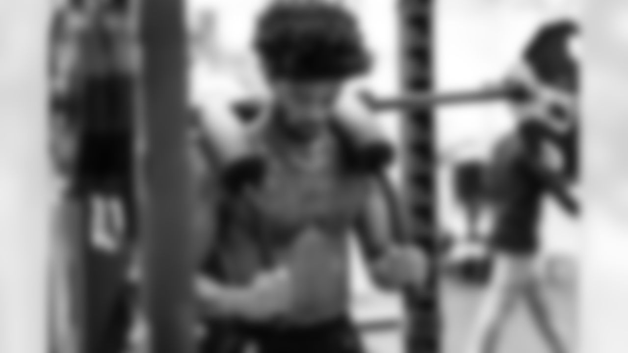 Cornerback Greg Newsome II (0) during a workout in Phase I of the offseason at CrossCountry Mortgage Campus on April 23, 2024.