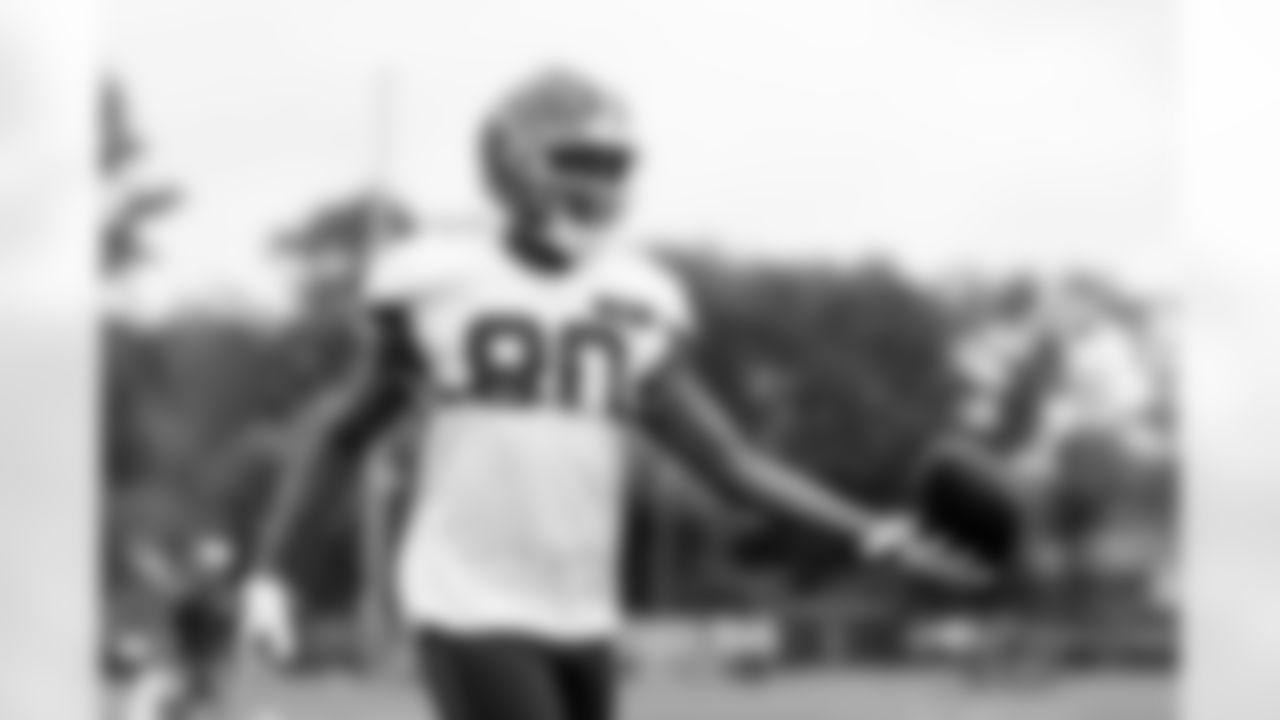 Wide receiver Jamari Thrash (80) during Day 16 of Training Camp at CrossCountry Mortgage Campus on August 20, 2025.