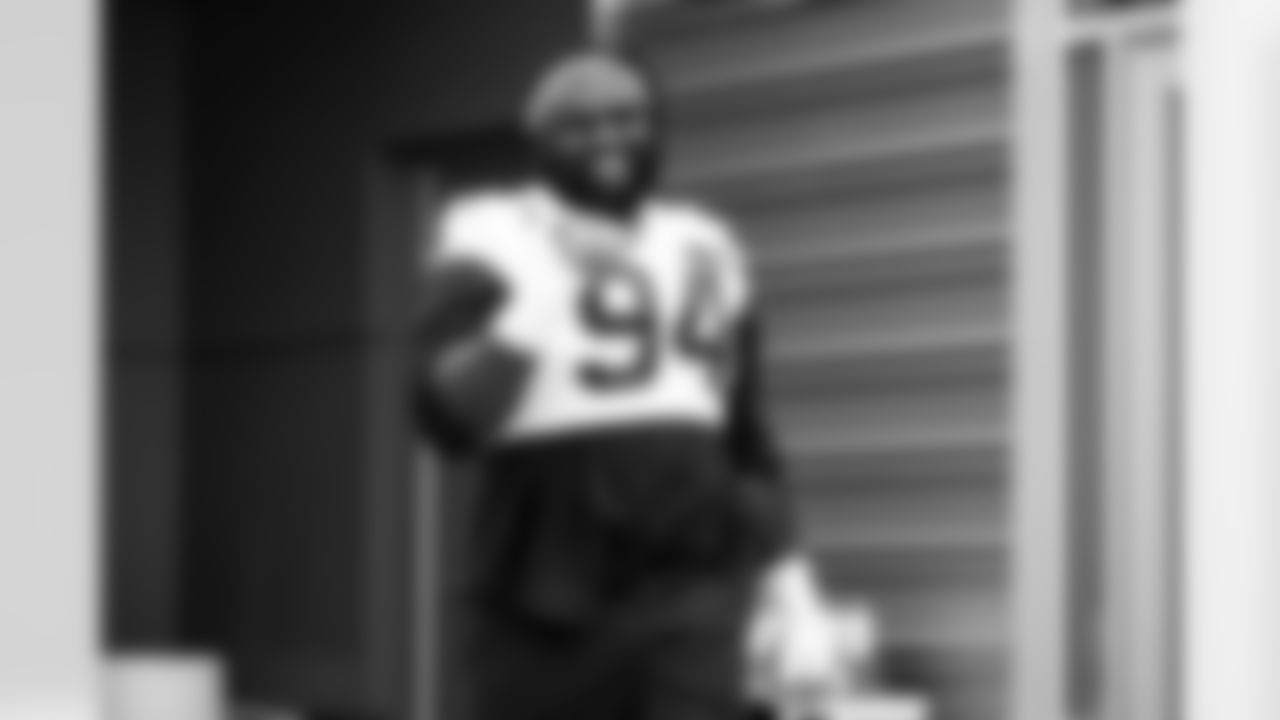 Defensive tackle Dalvin Tomlinson (94) during practice at CrossCountry Mortgage Campus on August 29, 2024.