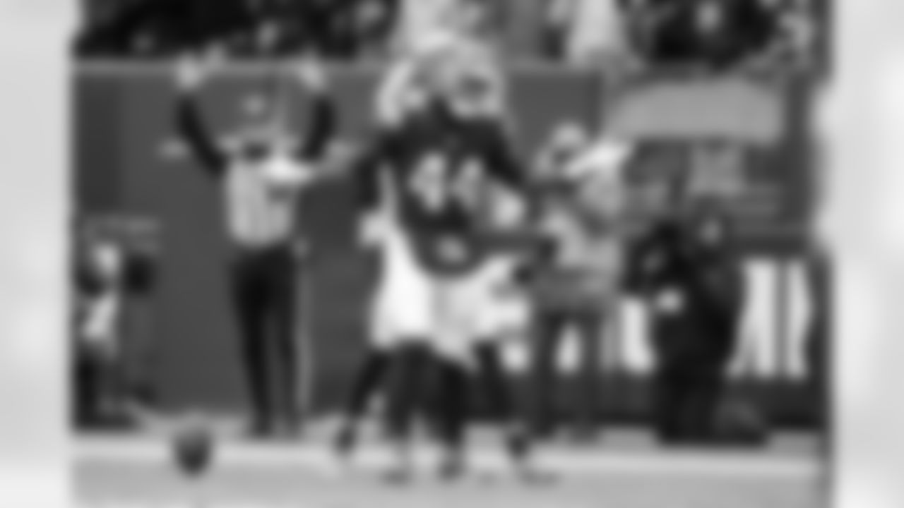 Tight end Harold Fannin Jr. (44) during a NFL football game between the San Francisco 49ers and Cleveland Browns on November 30, 2025 at Huntington Bank Field. The Browns lost 8-26.