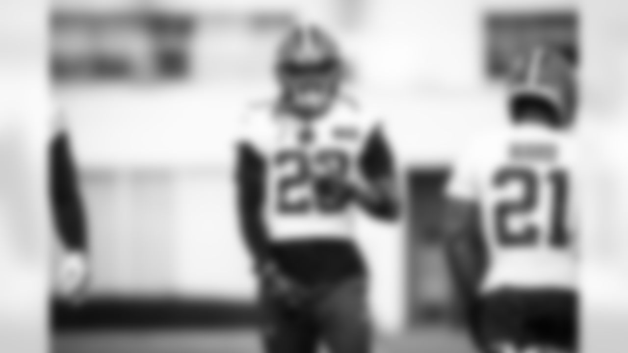 Cornerback Martin Emerson Jr. (23) during practice at CrossCountry Mortgage Campus on December 14, 2023.