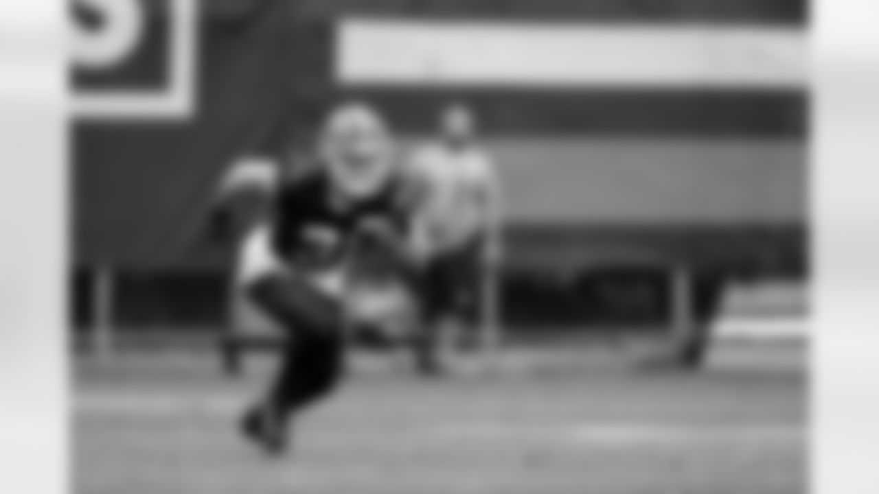 Wide receiver Cade McDonald (31) during the sixth day of OTAs at CrossCountry Mortgage Campus on June 6, 2025.