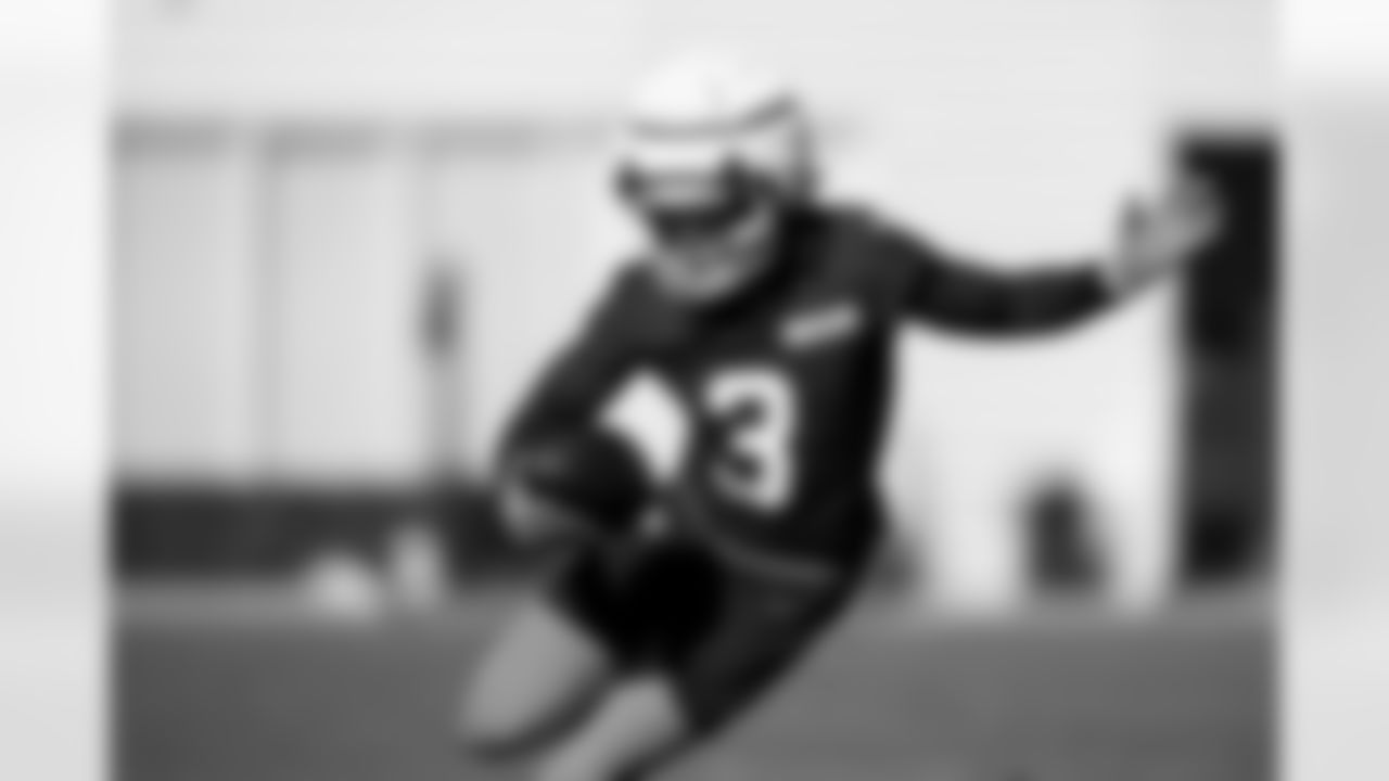 Wide receiver Jerry Jeudy (3) during practice at CrossCountry Mortgage Campus on November 13, 2025.