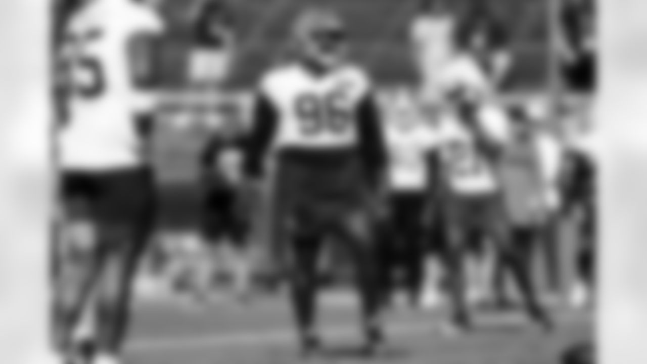 Defensive tackle Maliek Collins (96) during Day 1 of Training Camp at CrossCountry Mortgage Campus on July 23, 2025.