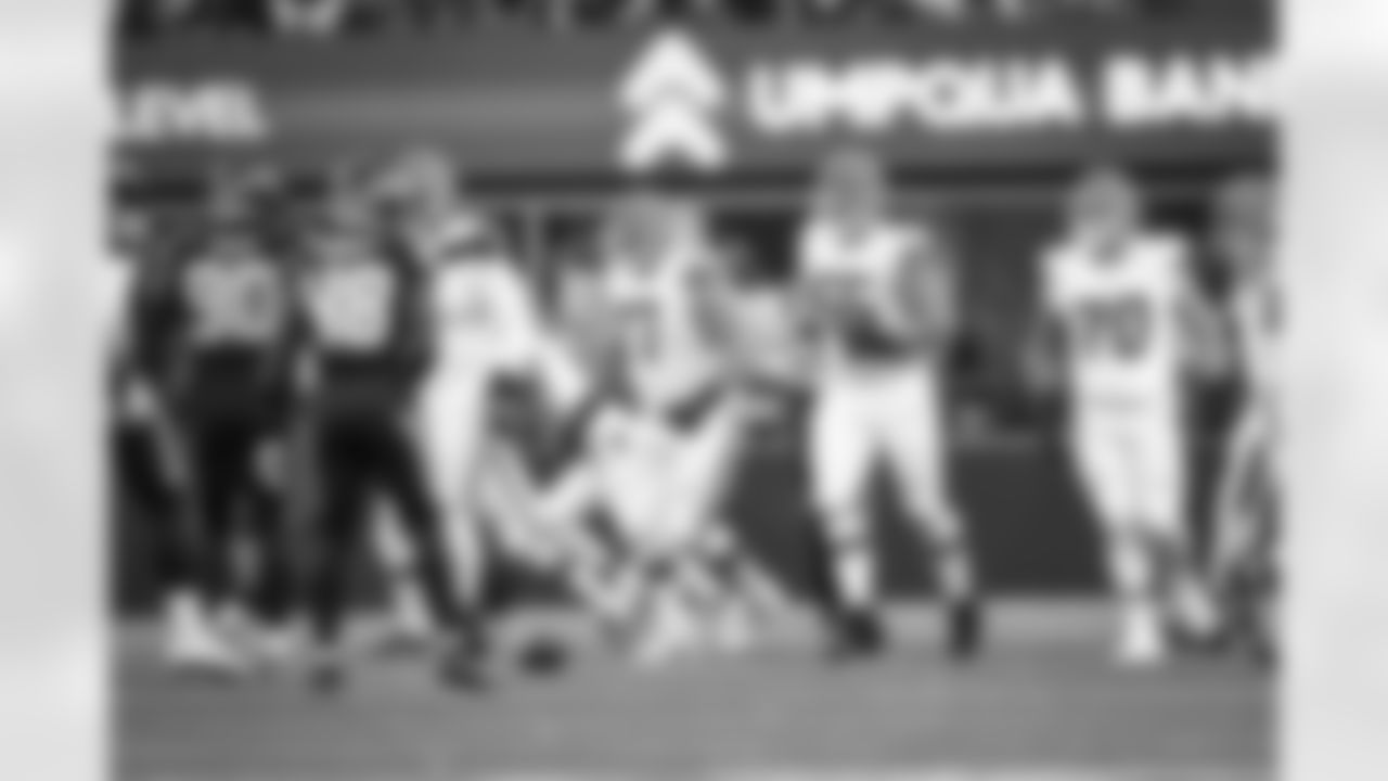 The offense during a preseason NFL football game between the Cleveland Browns and Seattle Seahawks on August 24, 2024 at Lumen Field.