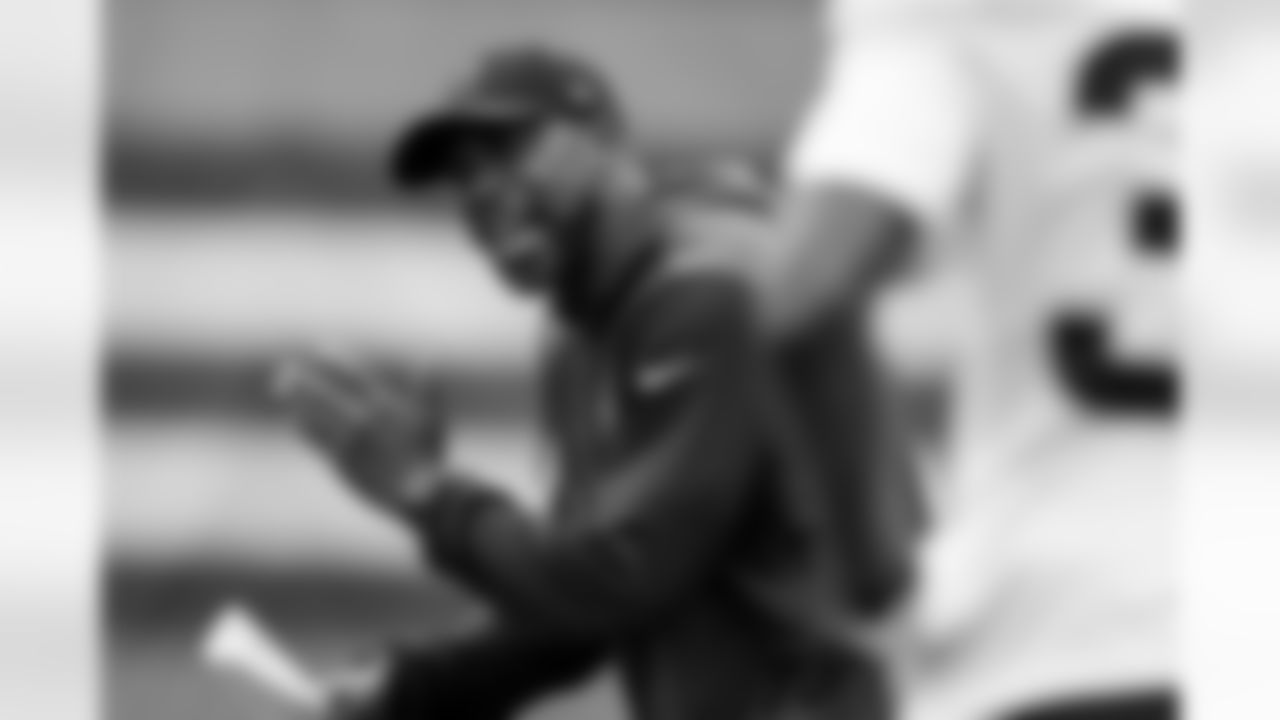 Cornerbacks Coach Brandon Lynch during the sixth day of OTAs at CrossCountry Mortgage Campus on June 6, 2025.