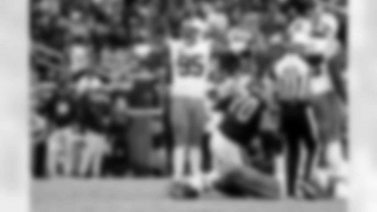 16.0 - Defensive end Myles Garrett (95) sacks Raiders Quarterback Geno Smith (7)