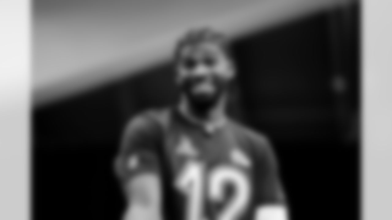 Cleveland Browns quarterback Shedeur Sanders (12) warms up before the 2026 Pro Bowl Game on Tuesday, February 3, 2026 in San Francisco, California. (Kara Durrette/NFL)