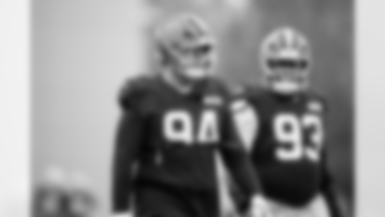 Defensive tackle Mason Graham (94) during practice at CrossCountry Mortgage Campus on October 22, 2025.